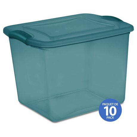 Sterilite 26L Latch Box- Blue- 10PK | Walmart Canada