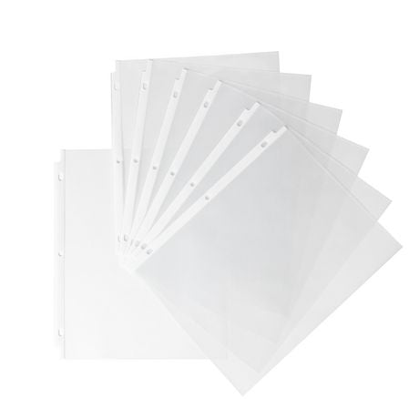 Pen+Gear Sheet Protectors, 9 1/4 x 11 1/5 inch - Walmart.ca