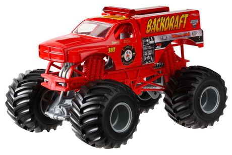 Hot Wheels Monster Jam Backdraft Die-Cast Vehicle, 1:24 Scale - Walmart.ca