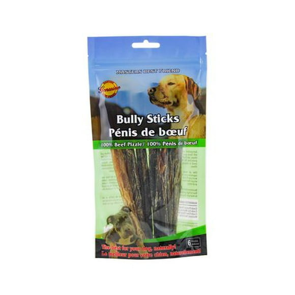 Masters Best Friend 6 Pack 6" Beef Bully Chews