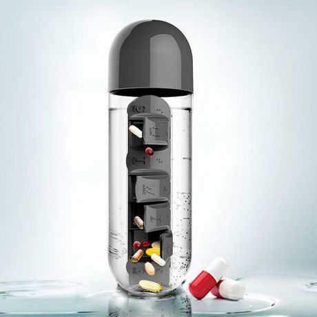  Asobu Combine Daily Pill Box Organizer with Water