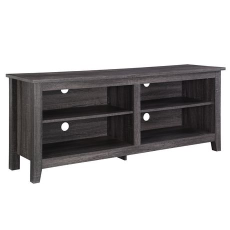 WE Furniture 58" Wood TV Stand Console Walmart Canada