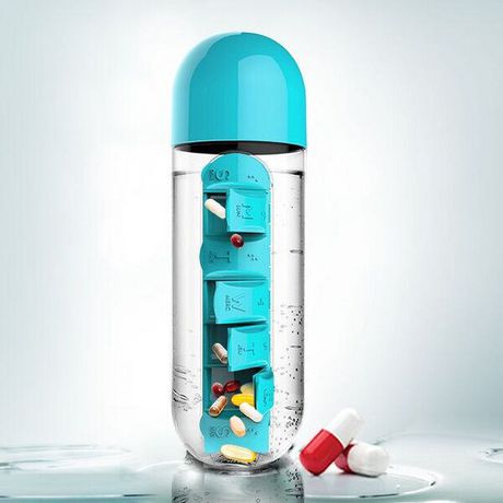  Asobu Combine Daily Pill Box Organizer with Water