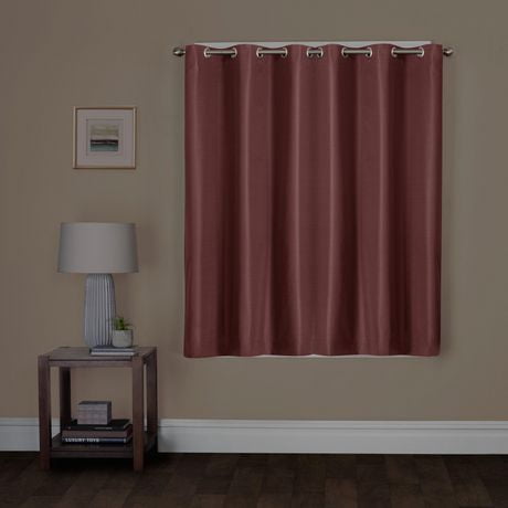 Easy Hang Julius Flexible Grommets Room Darkening Window Curtain Panel