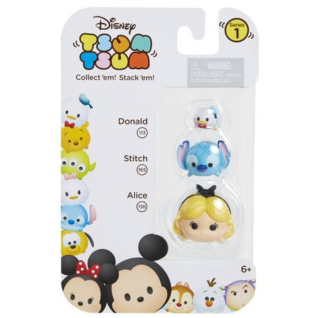 Disney Tsum Tsum 3-Pack Figures - Alice/Stitch/Donald Duck | Walmart.ca