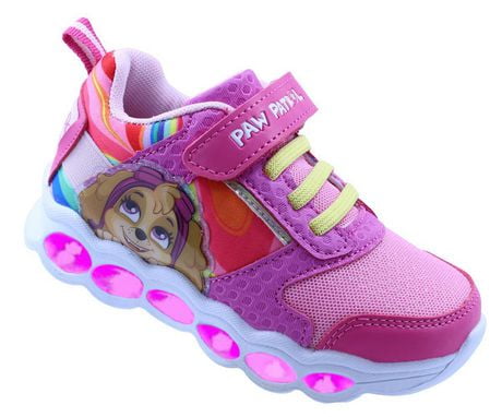 paw patrol flashing trainers