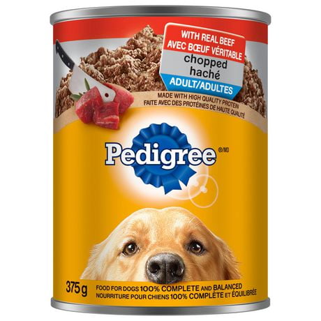 Pedigree Chopped Beef High Protein Wet Dog Food, 375g - Walmart.ca