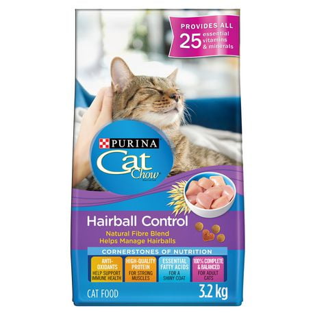 Purina Cat Chow Hairball Control, Dry Cat Food 3.2 kg, 3.2 kg