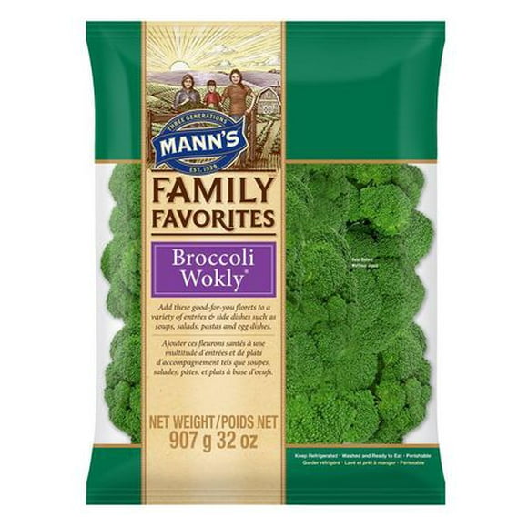 Broccoli, Florets, Mann's, 2 lb