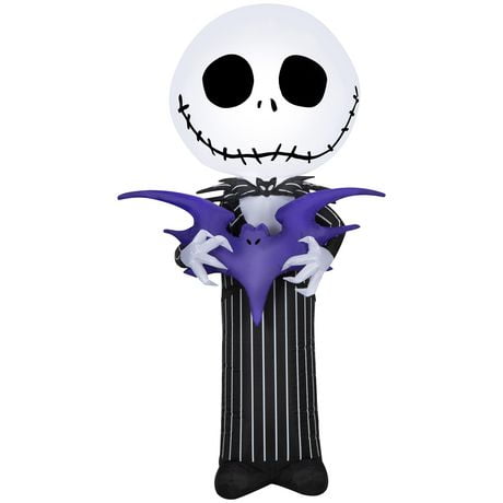 Airblown-Stylized Jack Skellington w/Bat-MD-Disney (WM), Airblown-Stylized Jack Skellin