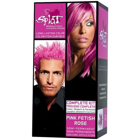 Splat Pink Fetish Colour & Bleach Kit, One Application