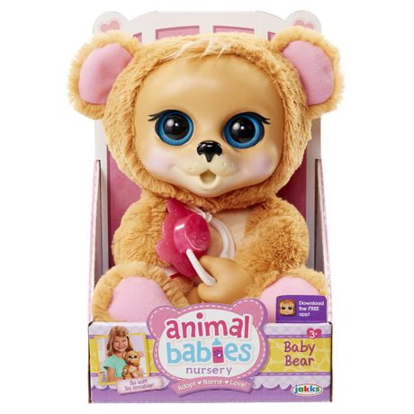 Animal Babies Nursery Basic Plush Bear Toy