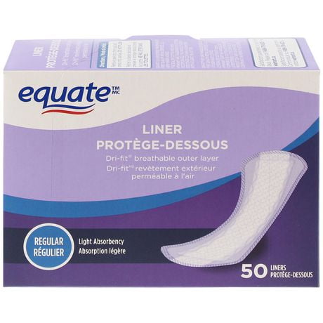 Equate Light Absorbency Everyday Pantiliners, 50 Liners