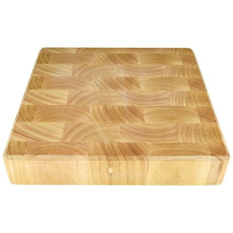 Mainstays Square Rubber Wood Cutting Board