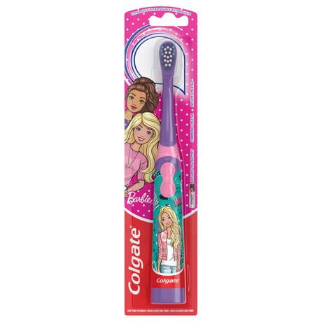 Barbie, Brosse à dents à piles pour enfants Colgate Brosse alimentée pour enfants