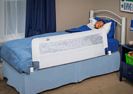 Regalo Swing Down 54-Inch Extra Long Bed Rail Guard, with Reinforced Anchor  Safety System 