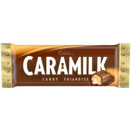 Cadbury Caramilk Chocolatey Candy Bars, Caramel, 50 g