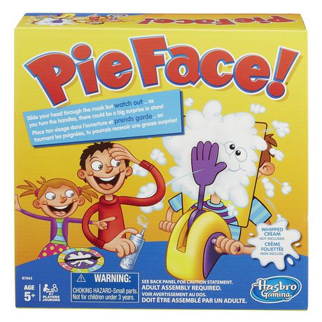 whipped cream for pie face game