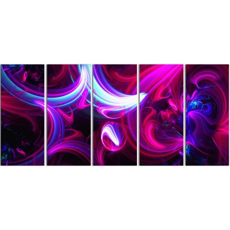 Design Art Purple Haze Abstract Print on Canvas Wall Art | Walmart Canada