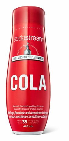 sodastream cola classic flavour sparkling fountain drink mix walmart canada