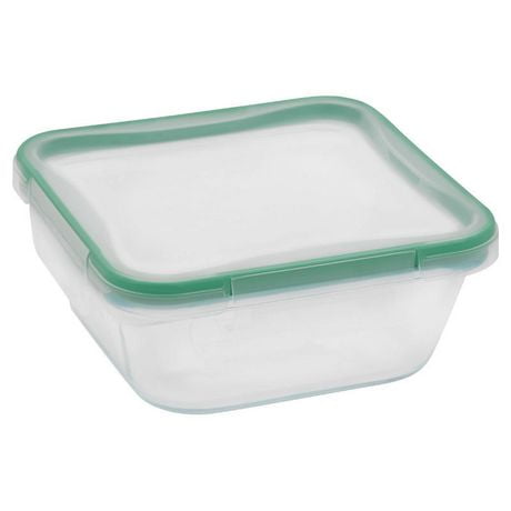 Snapware ®  950Ml Square Glass Food Stoarge with Plastic Lid