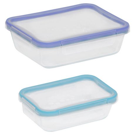 Snapware 4-Cup Total Solution Square Food Storage Container, Glass