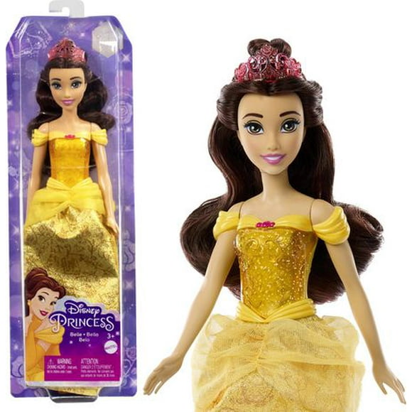 Disney Princess Belle Fashion Doll and Accessory, Toy Inspired by the Movie Beauty and the Beast, Ages 3Y+