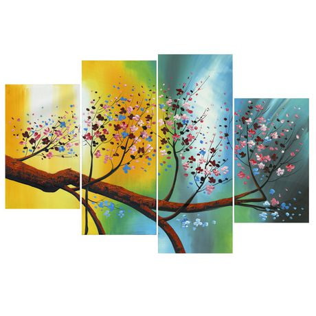 Design Art  Large Floral Canvas Wall Art  Walmart  Canada 