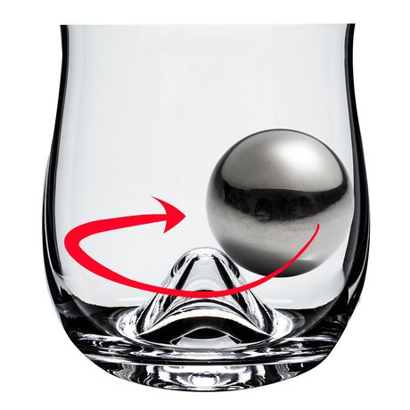 Brilliant Rox & Roll Set Glass with Stainless Steel Ice Ball | Walmart