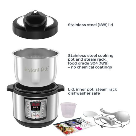 Instant Pot 3-qt Luxe 6-in-1 Pressure Cooker | Walmart Canada