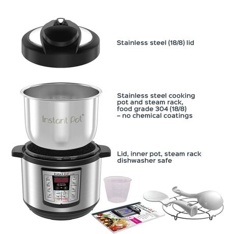 Instant Pot 3 Quart Luxe 6-in-1 Multi-use Programmable Electric ...