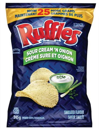 Ruffles Sour Cream & Onion Potato Chips | Walmart Canada