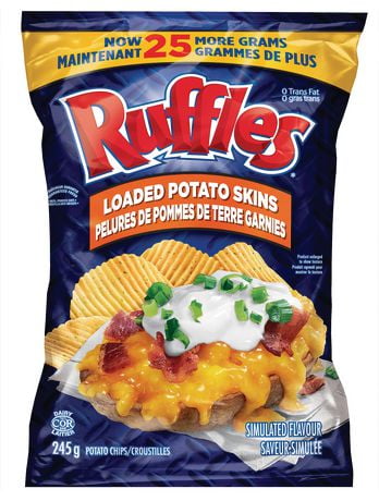 Ruffles Loaded Potato Skins Potato Chips - Walmart.ca