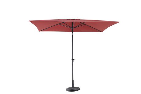 Hometrends 6 Ft X 9 Ft Rectangular Gray Market Umbrella Walmart Canada