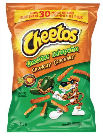 Cheetos Cheddar Jalapeno Crunchy Cheese Flavoured Snacks | Walmart Canada