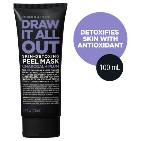 FORMULA 10.0.6 Draw It All out Skin Detoxing Peel Mask, 10.0.6 Draw It All out mask
