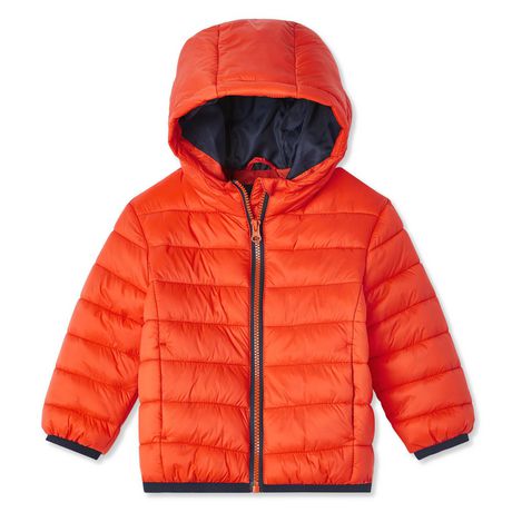 George Toddler Boys' Hooded Puffer Jacket | Walmart Canada