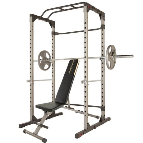 Fitness Reality 810XLT Power Cage and with the Super Max 1000 12 Position Weight Bench