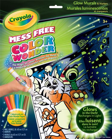Crayola Color Wonder Glow Murals & Markers | Walmart Canada