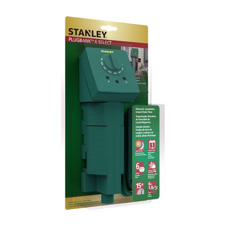 Stanley Outdoor Plug with Remote Control Green