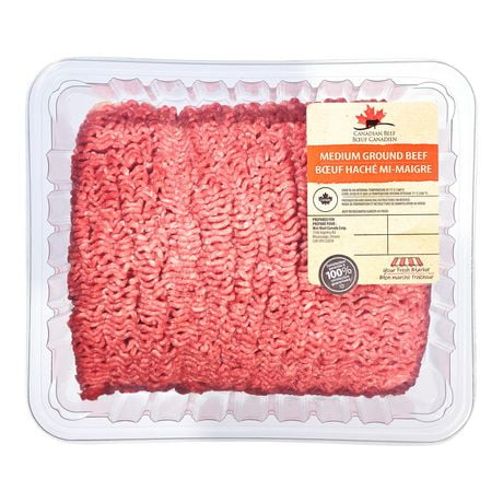 Medium Ground Beef, Your Fresh Market, 1 Tray, 1.20 - 1.40 kg