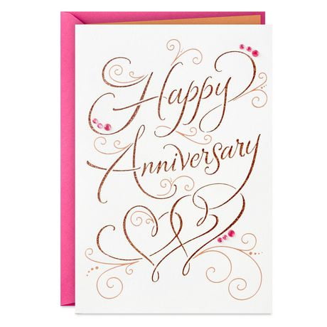 Hallmark Signature Anniversary Card for Couple, Happy Anniversary