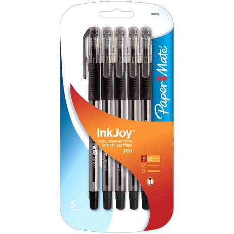 Papermate Paper Mate 0.7 mm Inkjoy Black Pens - Walmart.ca