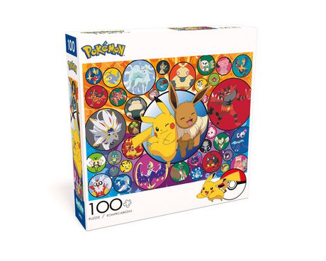 Buffalo Games Pokemon Alola 100 Piece Jigsaw Puzzle 