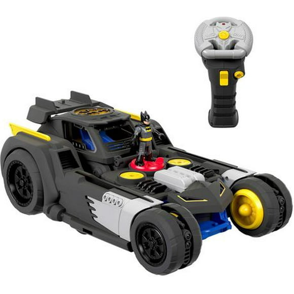 Imaginext DC Super Friends Batman Transforming Batmobile Remote Control Car with Lights & Sounds
