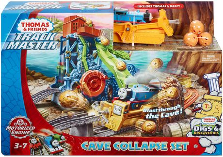 thomas and friends trackmaster cave collapse set