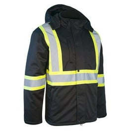 Safety Rain Jacket - Black