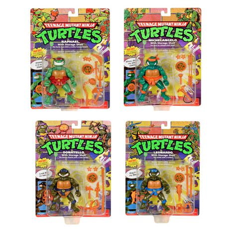 Teenage Mutant Ninja Turtles - TMNT Bundle Storage Shell 5" Figure Pack