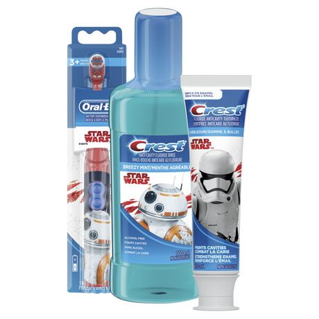 Crest & Oral-B Kids Gift Pack With Battery Toothbrush, Toothpaste And ...