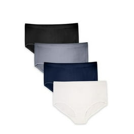Hanes Nylon Briefs Panties 6-Pack Underwear Assorted Colors Women's Size 6  43935689193